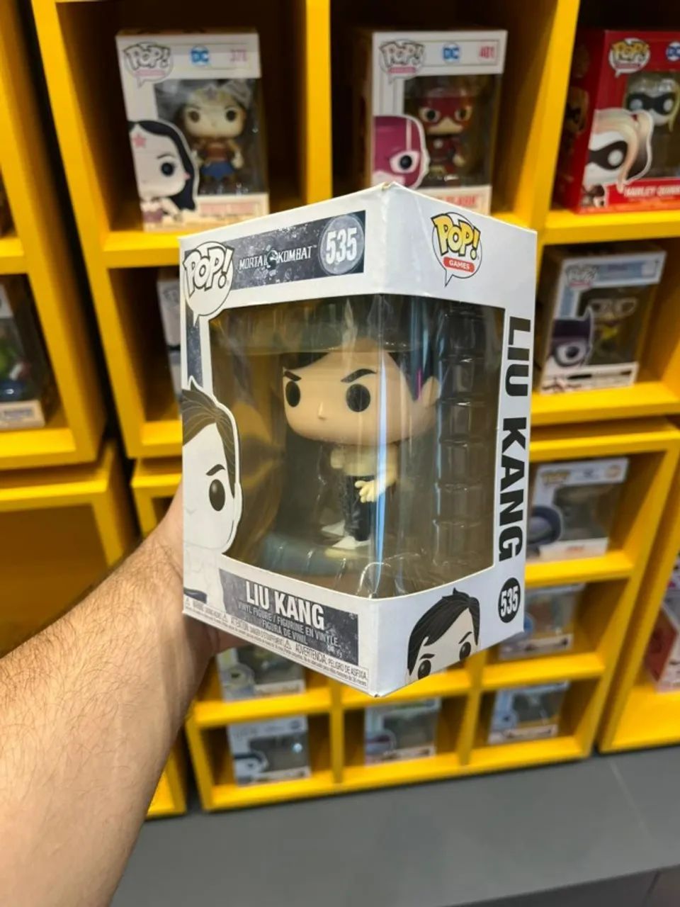 Funko Pop Games: Mortal Kombat- Liu Kang 535 Universal Geek- A Loja Dos Geeks E Apaixonados Pela
