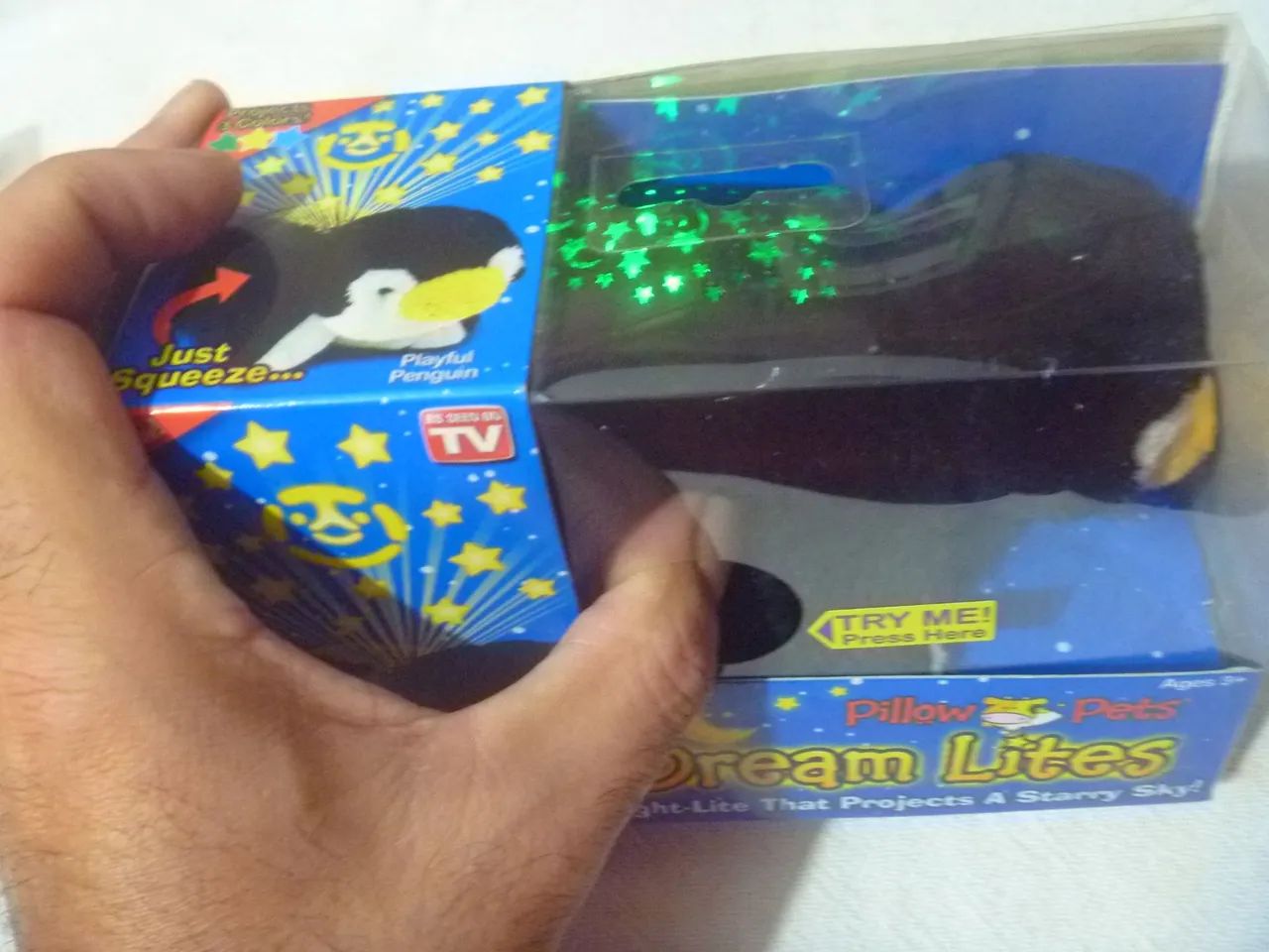 Pillow Pets Dream Lites Mini - Pinguim - Foto 2