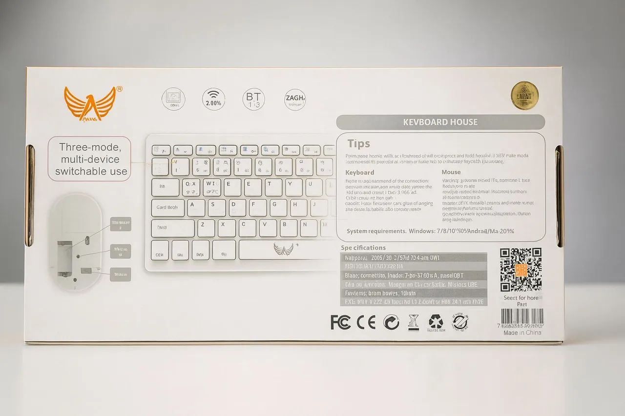  Kit Teclado e Mouse Sem Fio - Modelo AL-313 | Design Moderno + Alta Performance! - Foto 2