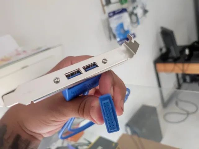 Conector USB 3.0 P/ gabinete - Novo - Foto 5