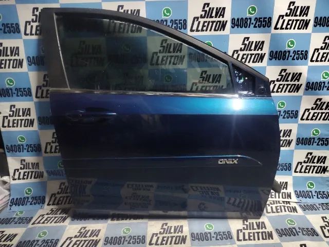 porta dianteira direita onix 2020 ate 2025 original cor azul  - Foto 7