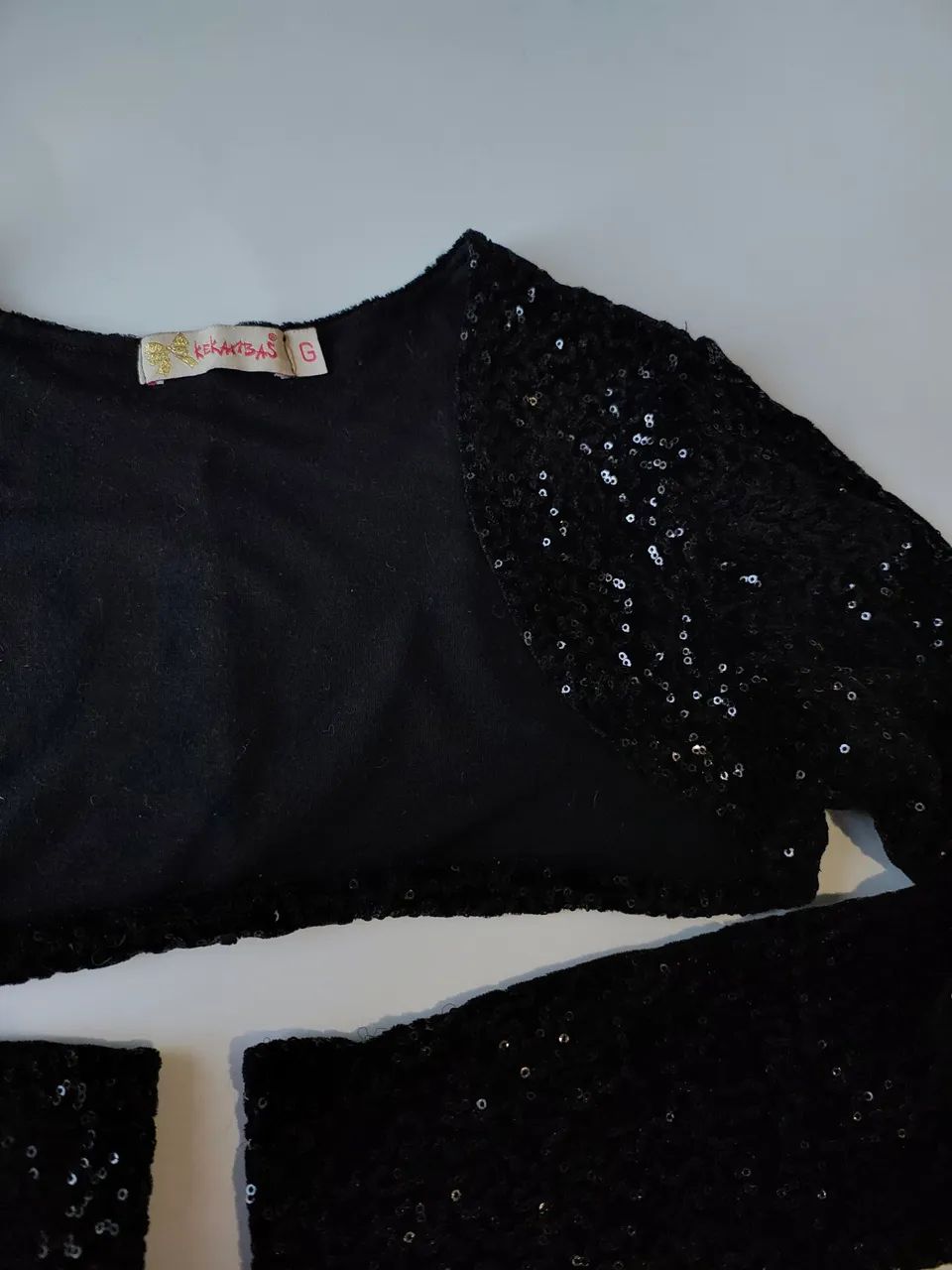 Bolero brilho de Sequins Preto - Foto 4
