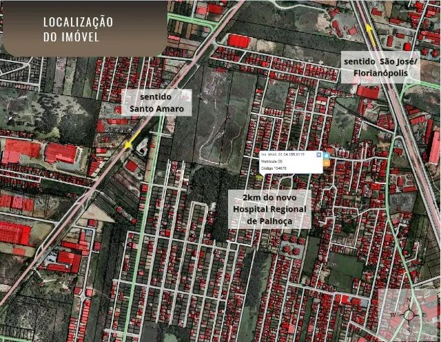 Terreno Plano Murado 360m² no Aririú - Rua Tranquila e Perto de Tudo - Foto 3