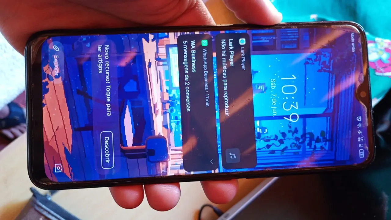 Celular Infinix Hot 11 4GB RAM 128GB Câmera Tripla 50MP Bateria 6.000 mAh Tela90Hz - Preto
