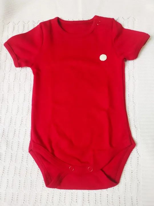 Body Infatil Vermelho Grow Up