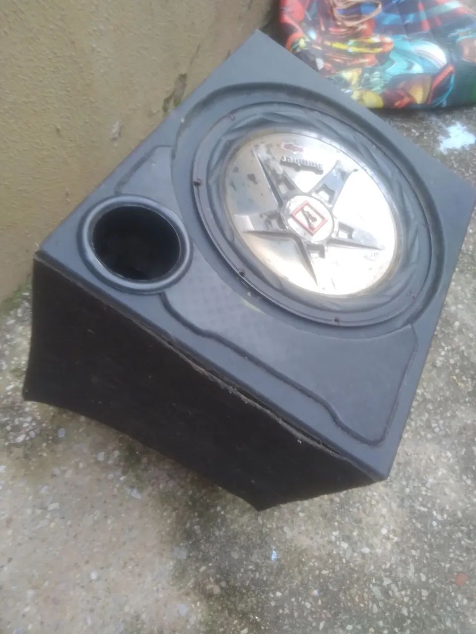 Caixa de grave e volante do corsa joy - Foto 3