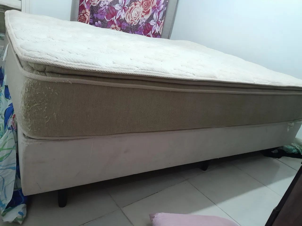 Cama Box de casal com colchão - Foto 3