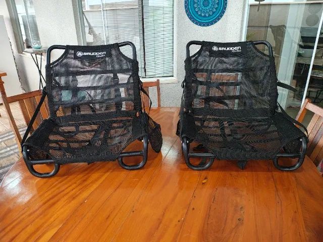2 Caiaques Brudden (Samurai e 285) em estado de novo. Incluso cadeiras e coolers. - Foto 6