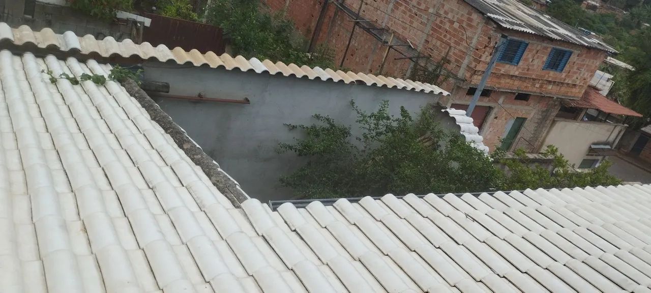 Telhado rústico  telhas de cerâmica Branca com forro amadeirado  - Foto 6