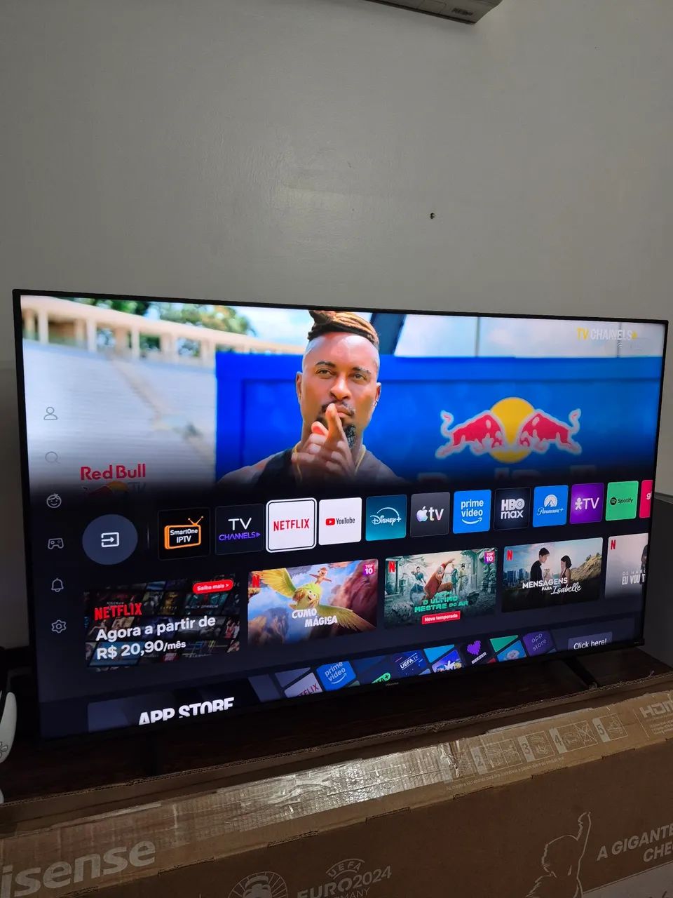 Smart TV 58 Polegadas 4K UHD Hisense - Semi Nova - Foto 2