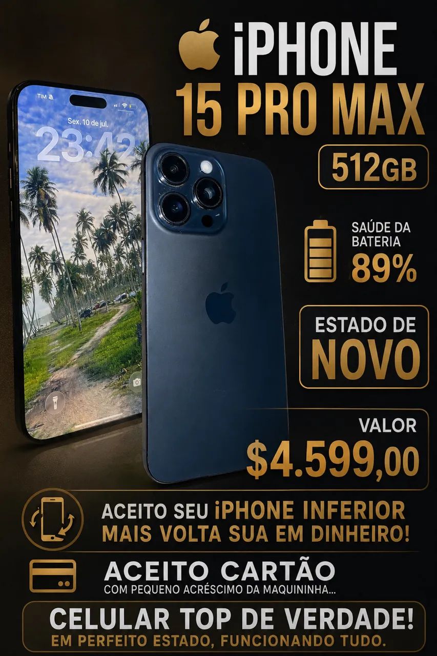 iPhone 15 pro Max 512gb 