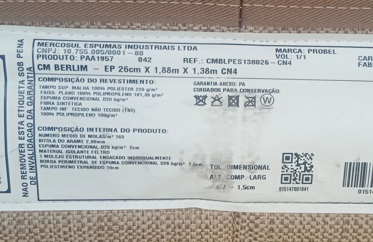 COLCHÃO DE MOLAS CASAL  - Foto 3