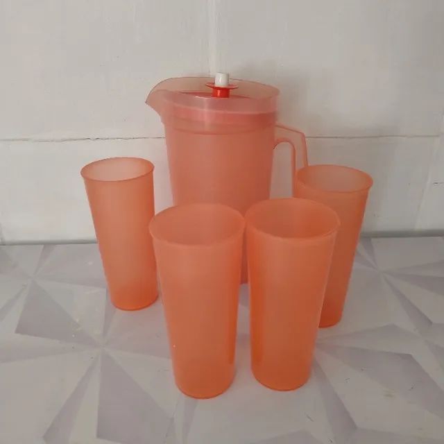 Barato! Kit Jarra e copos, Tupperware!  - Foto 5