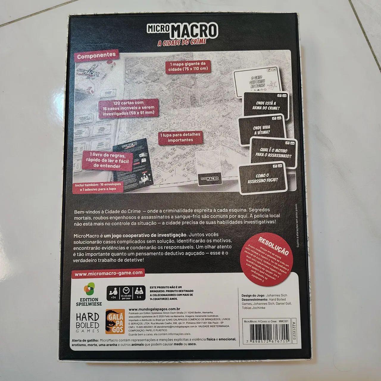 Jogo Micro macro - Investigação  - Foto 2