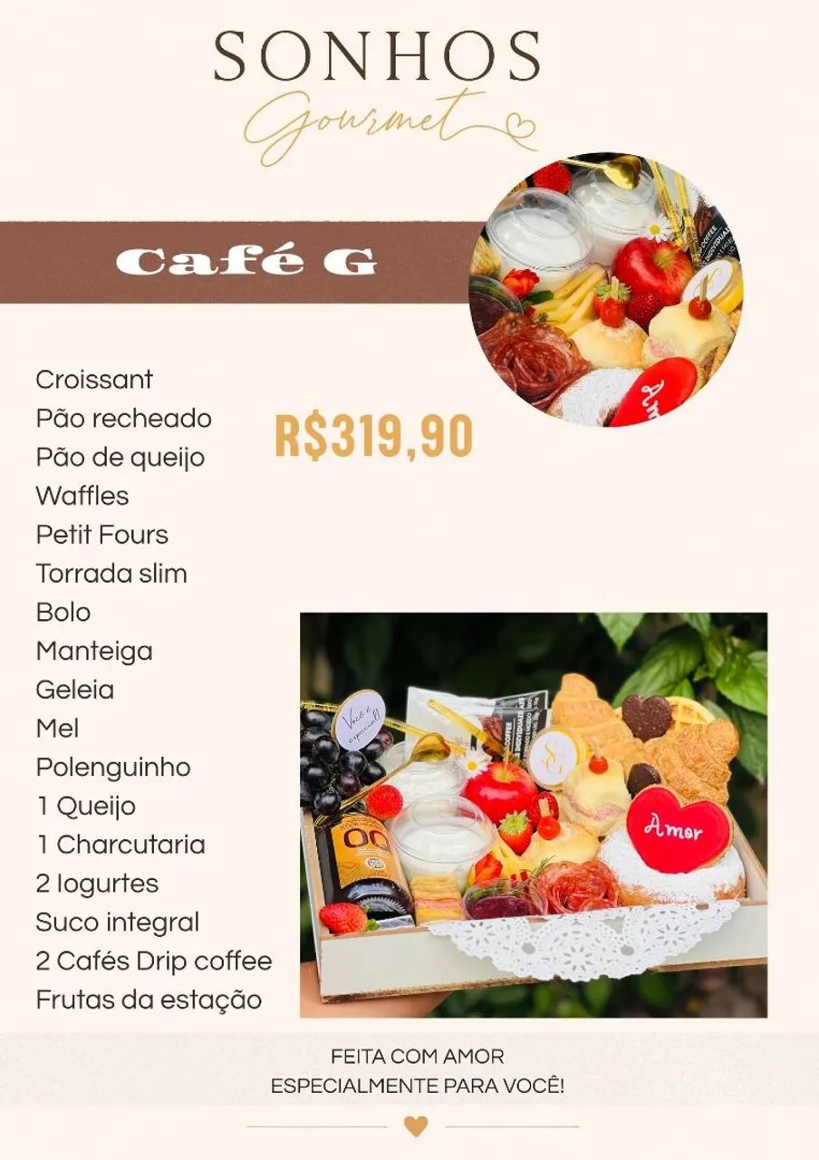 CESTAS DE CAFÉ DA MANHÃ  - PERSONALIZAMOS PARA TODAS AS OCASIÕES. A partir de 170,00 - Foto 3