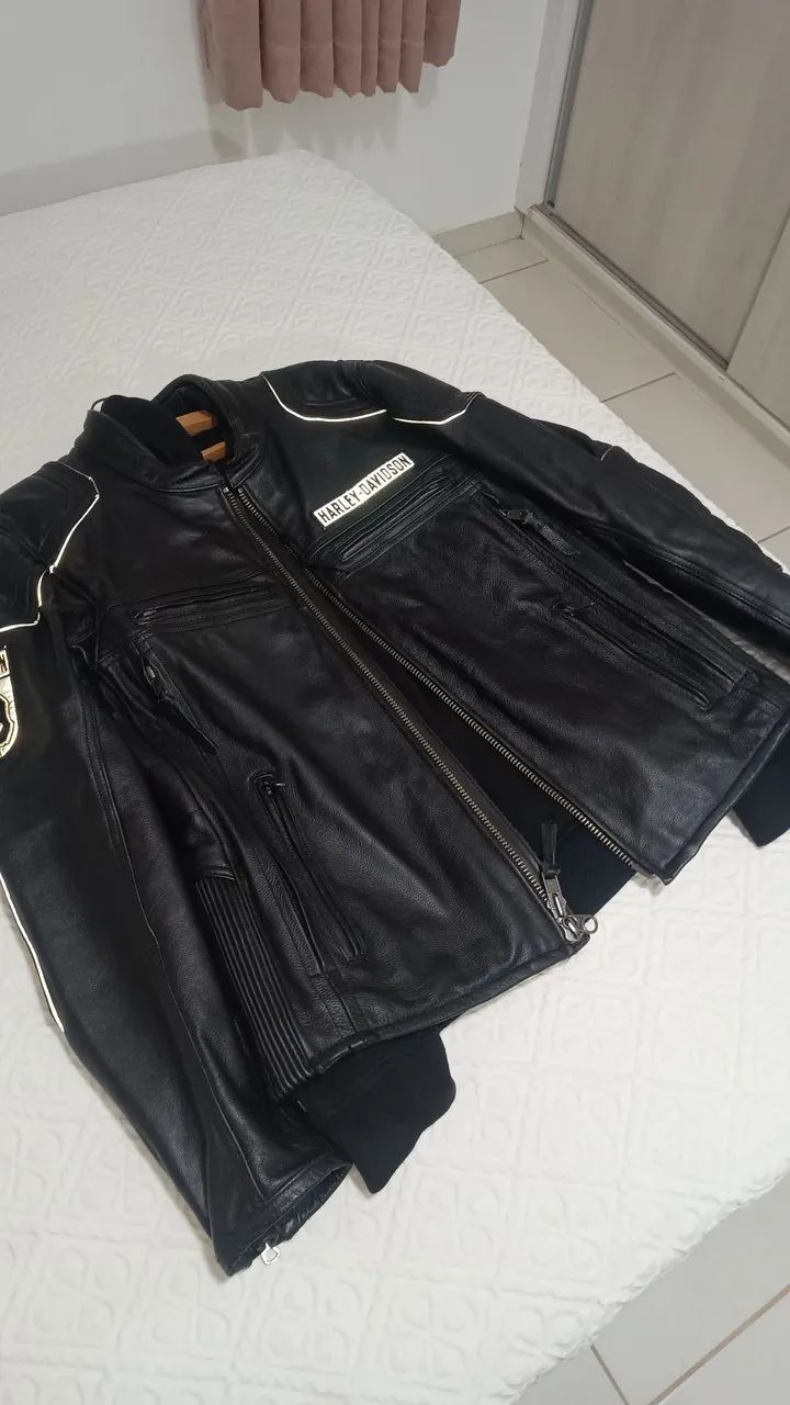 Jaqueta de couro Harley Davidson  - Foto 4