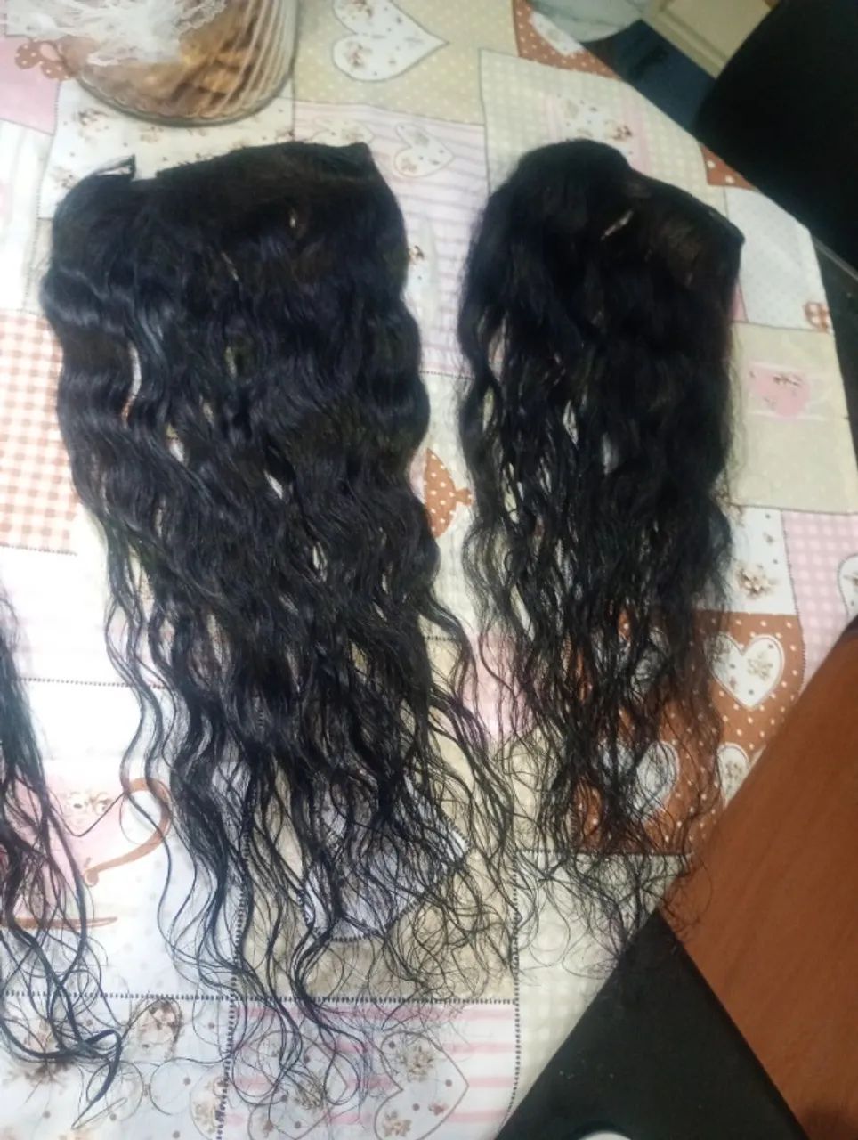 Vende cabelo humano cacheado 55 centímetros  - Foto 4