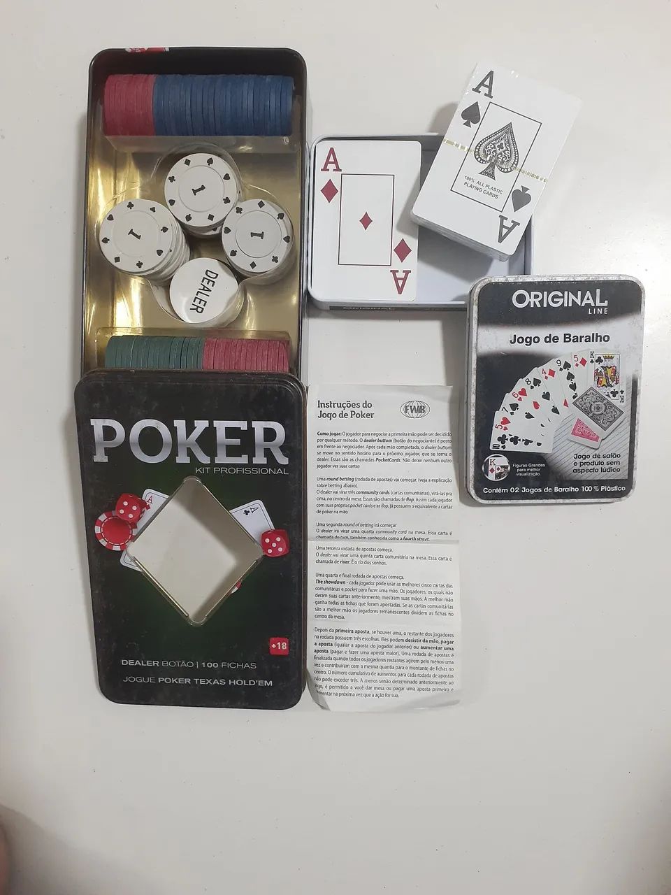 Kit Poker Profissional 