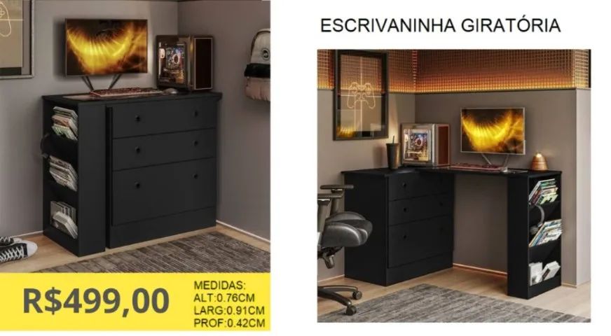 COMODA GIRATORIA A PRONTA-ENTREGA 