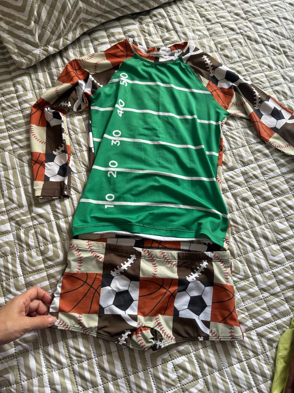 Roupa de paia panda menino  - Foto 2