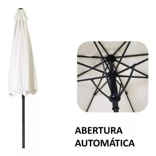 Ombrellone Automático Itapuã 3mt - Foto 3