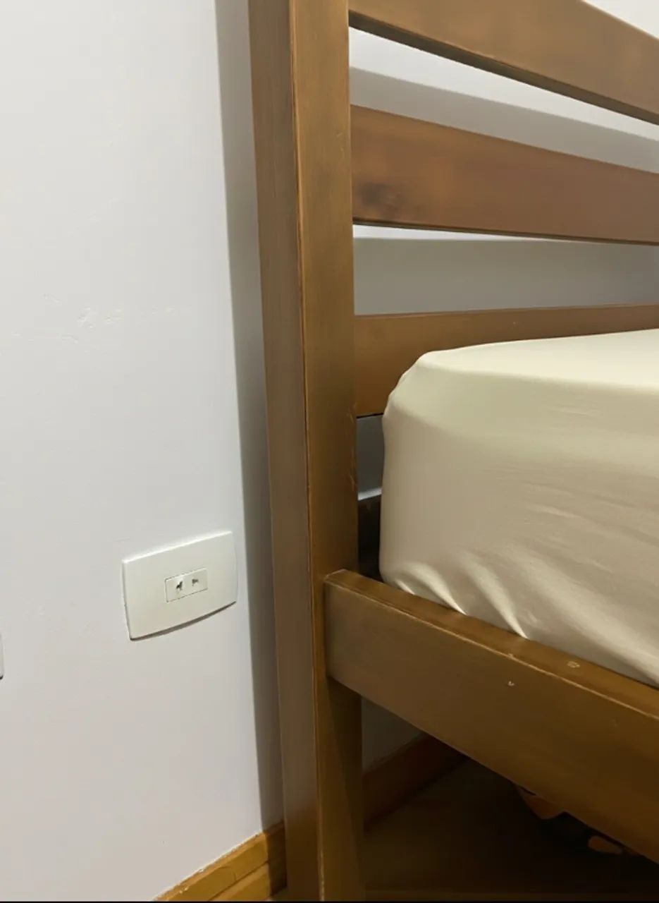 Cama de Solteiro de madeira maciça - Foto 5
