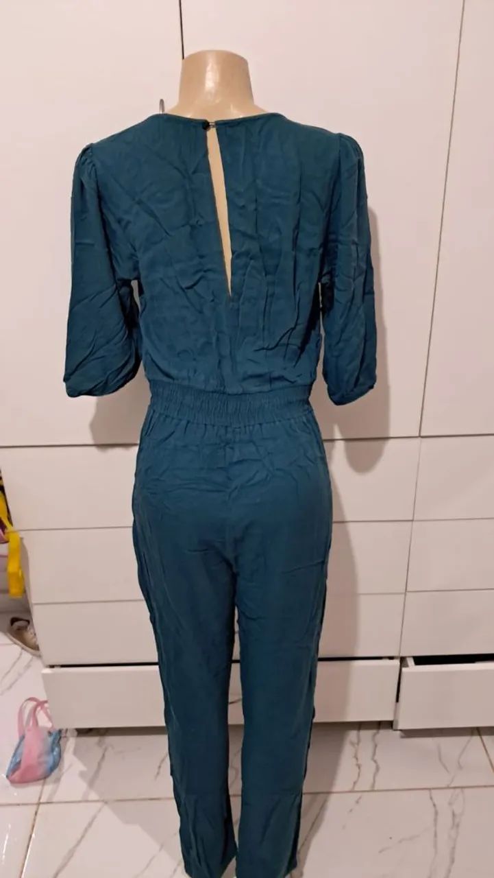 Macacão preto e macacão azul - Foto 4