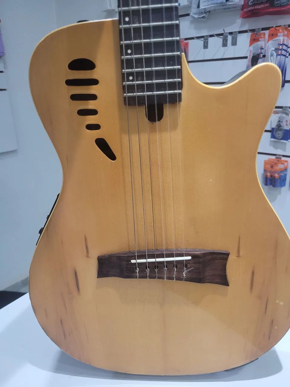 Violao Marques Nylon Eletroacustico  - Foto 6