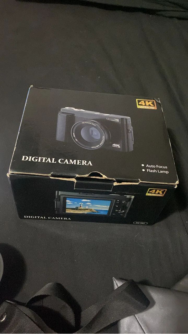 Câmera Digital 4K Ultra HD com Lente Grande Angular + Acessórios - Foto 3