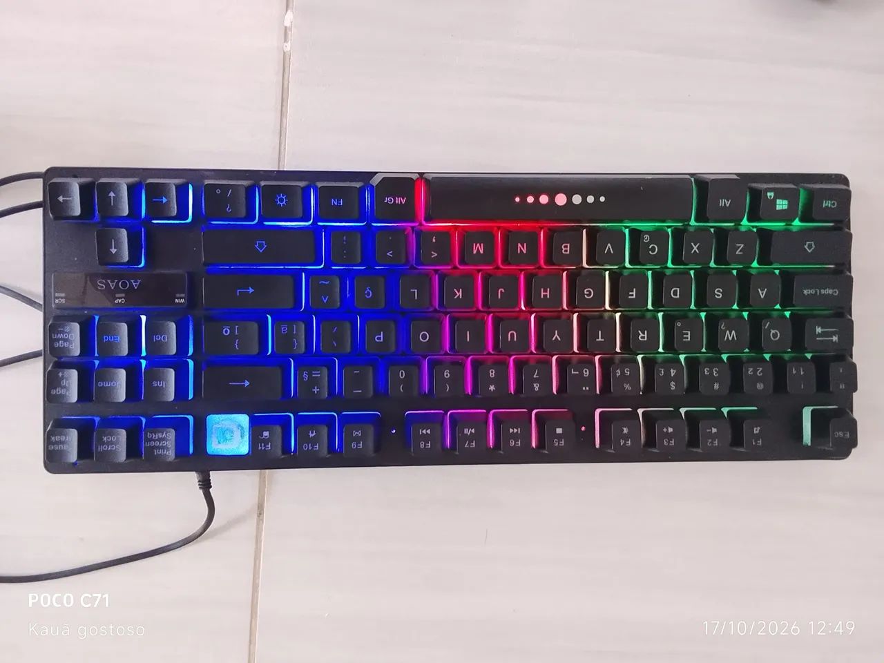 Kit teclado e mouse e hub USB  - Foto 3