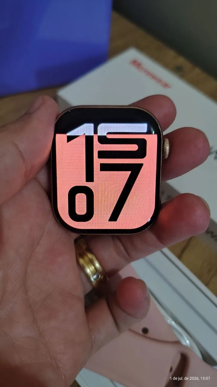 Relógio Smartwatch Rose Gold  - Foto 3