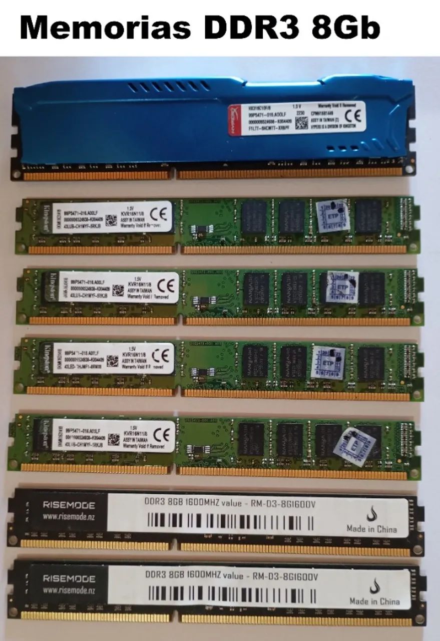 Memoria de PC Desktop DDR3 2Gb 4Gb e 8Gb - Foto 3
