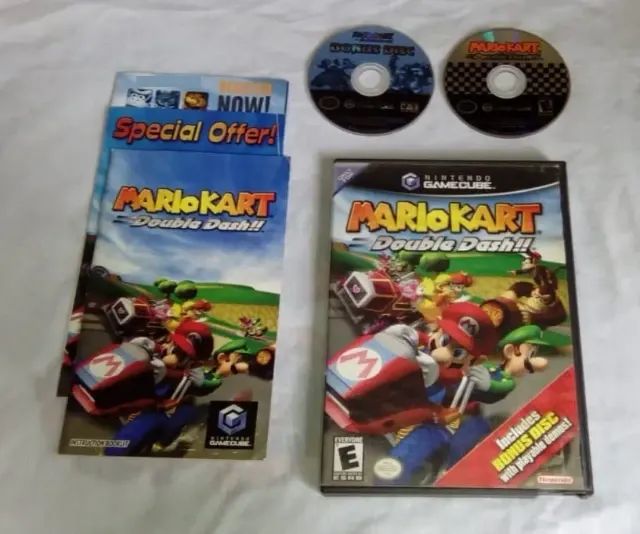 Mario Kart Double Dash Original - Com Bonus Disc - Gamecube