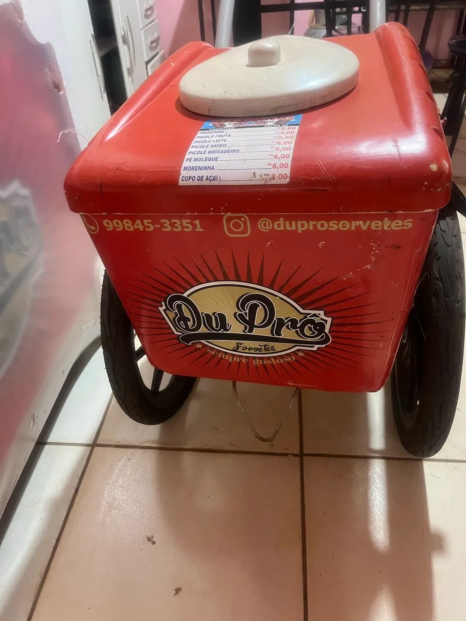 Carrinho de Picolé 