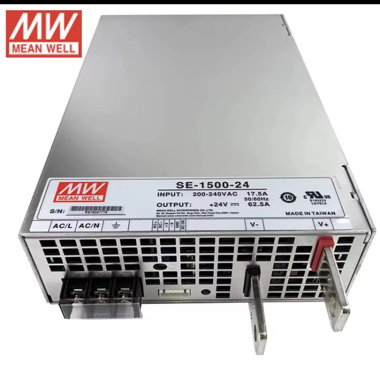 Fonte chaveada Meanwell SMPS, SE-1500-24 - Foto 2