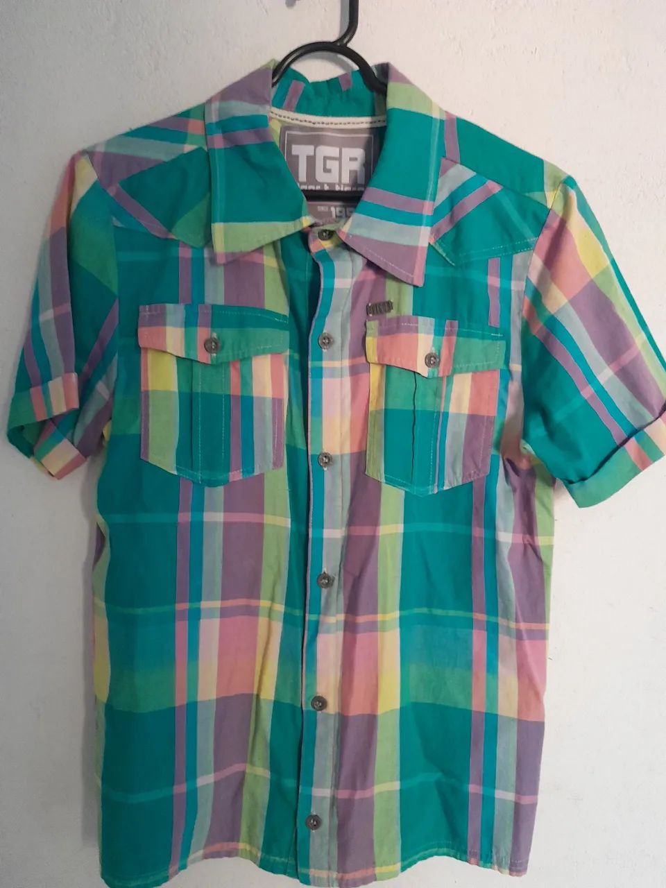 Camisas xadrez de qualidade 