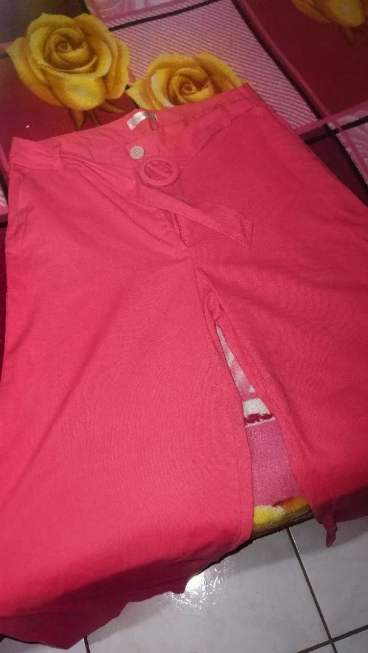 Calça Pantalona Rosa - Foto 3