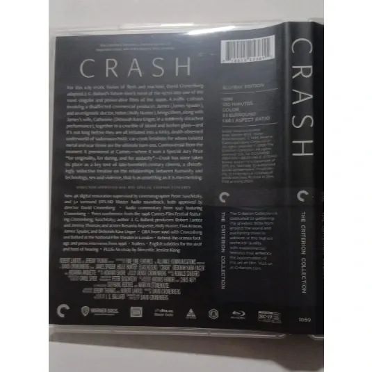 Blu-ray Crash Criterion sem pt/br - Foto 2