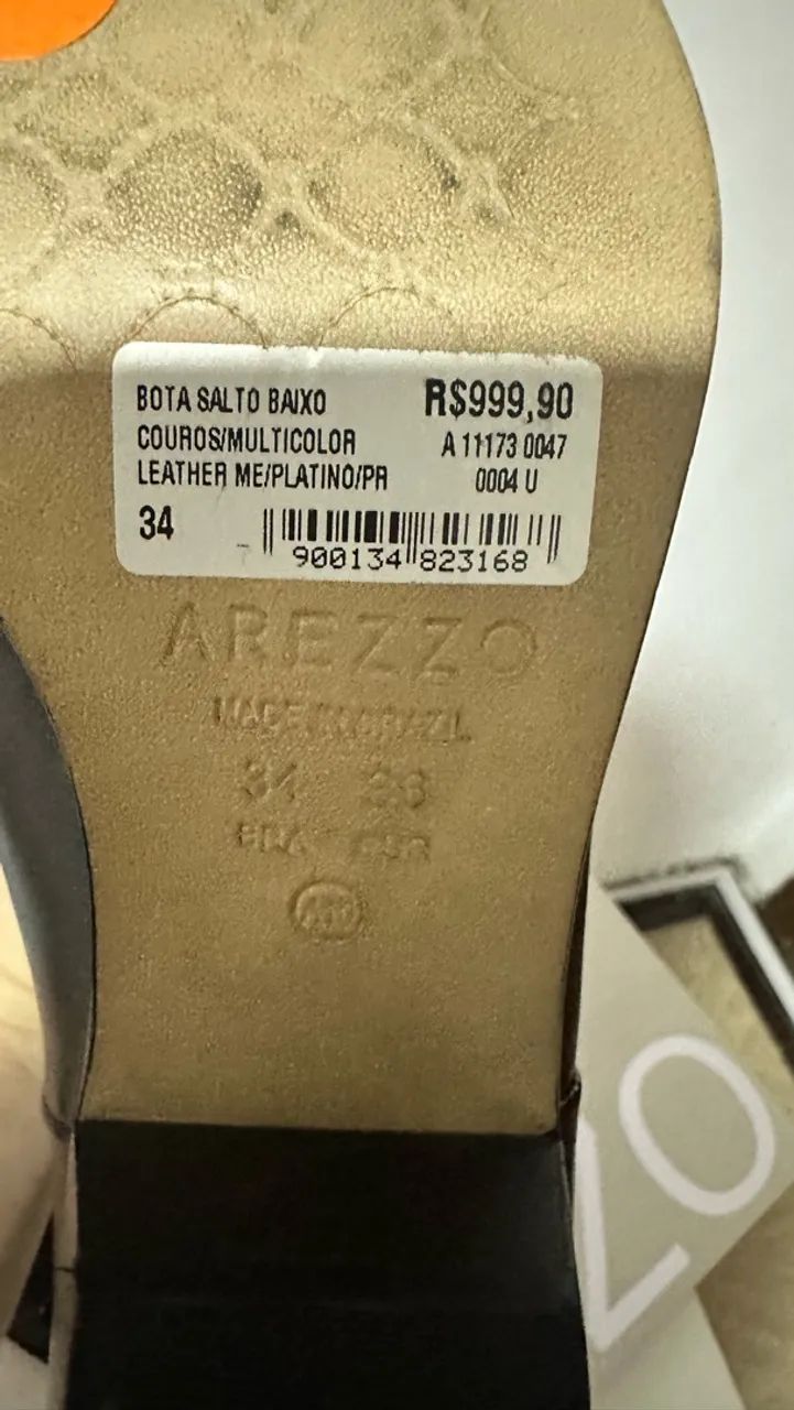 Bota Arezzo western 34 nova  - Foto 5