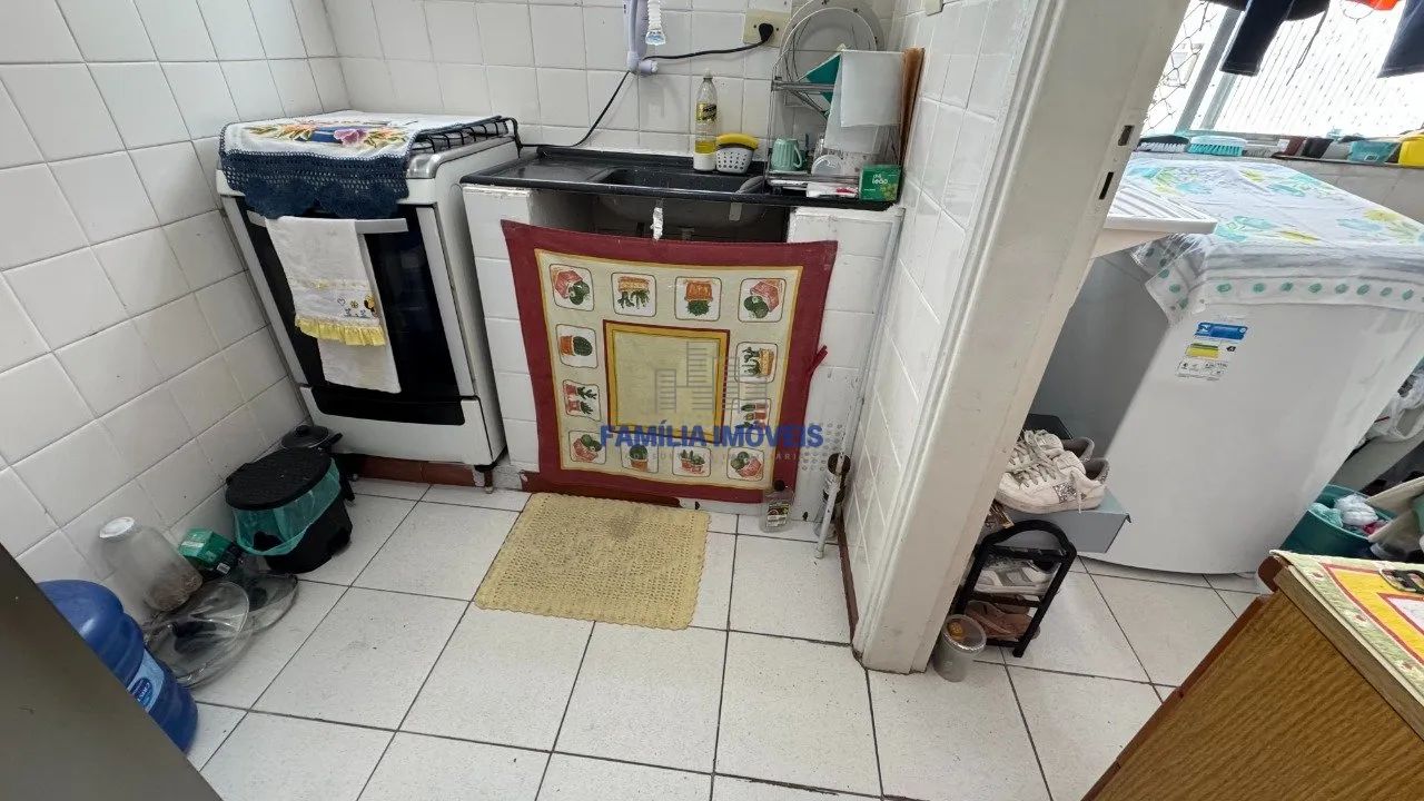 Apartamento à venda Kitnet sala living com vaga José menino Santos - Foto 9