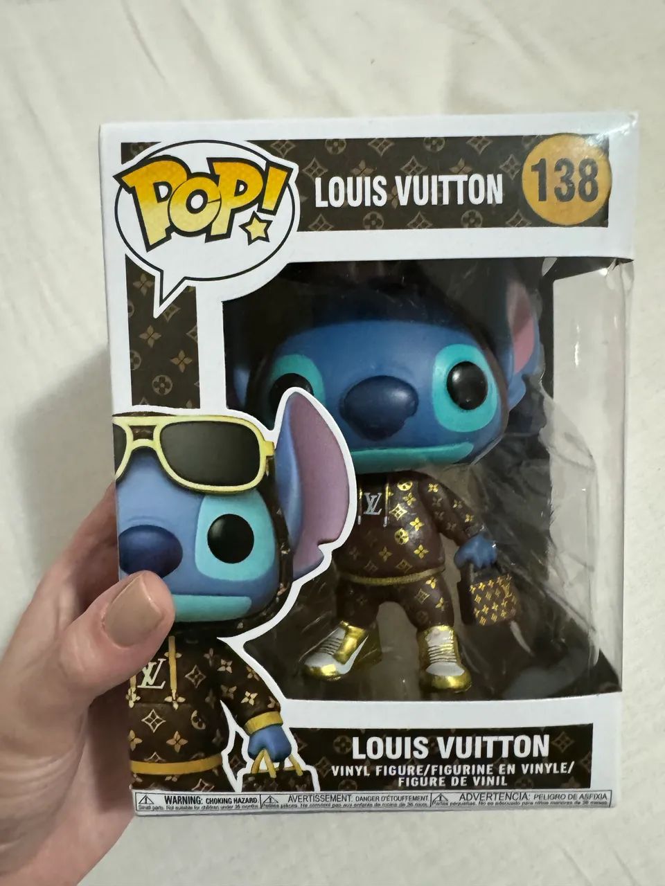 Funko Pop! Stitch Louis Vuitton ( acompanha óculos )