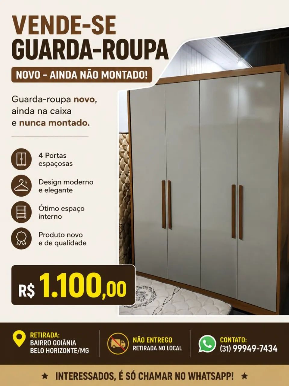 VENDO GUARDA ROUPAS