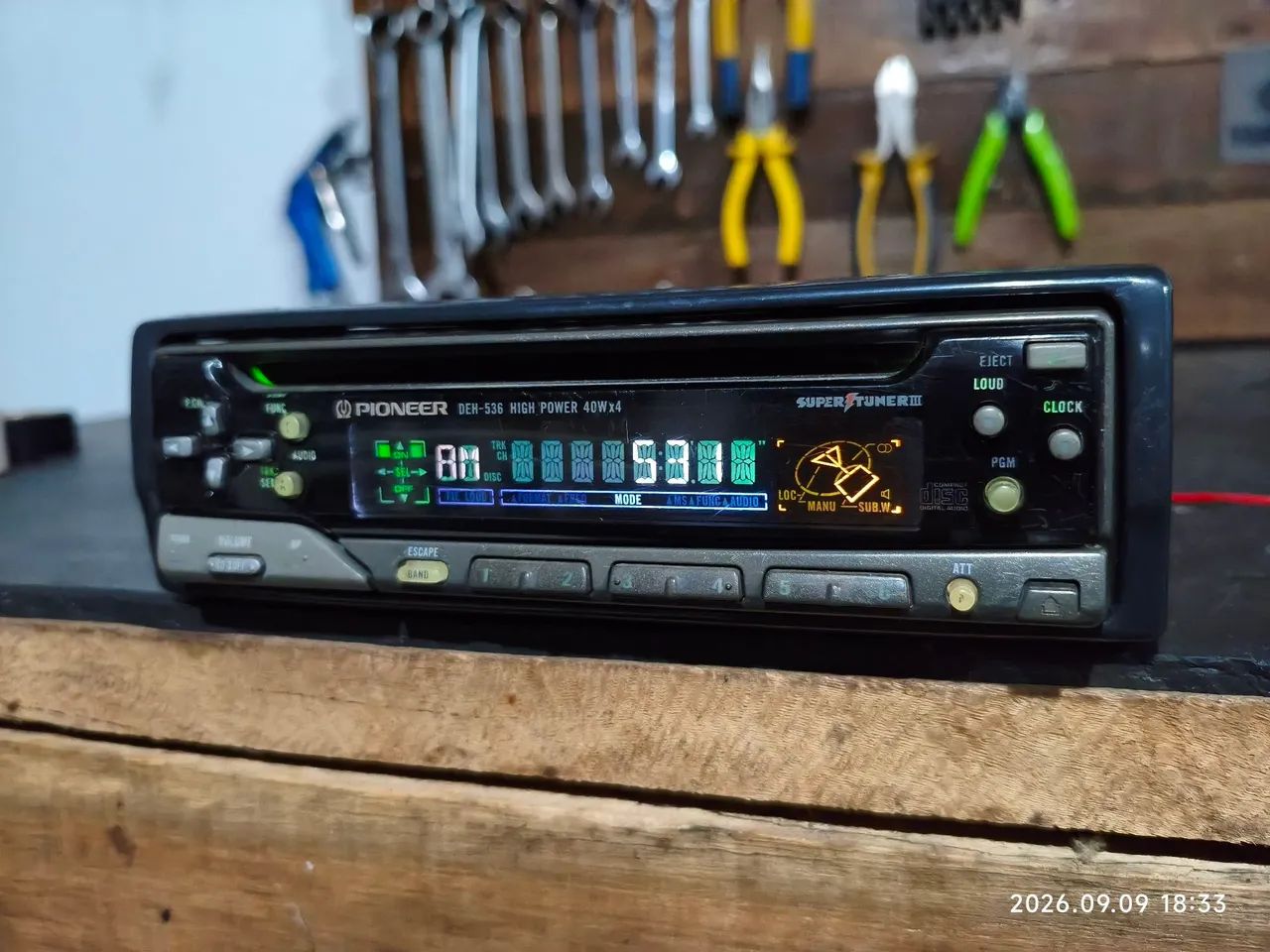 Pioneer DEH 536 com Bluetooth  - Foto 5