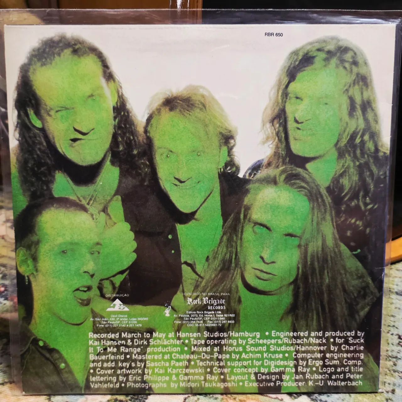 Disco de vinil  (LP) Gamma Ray - Insanity and Genius - Foto 3