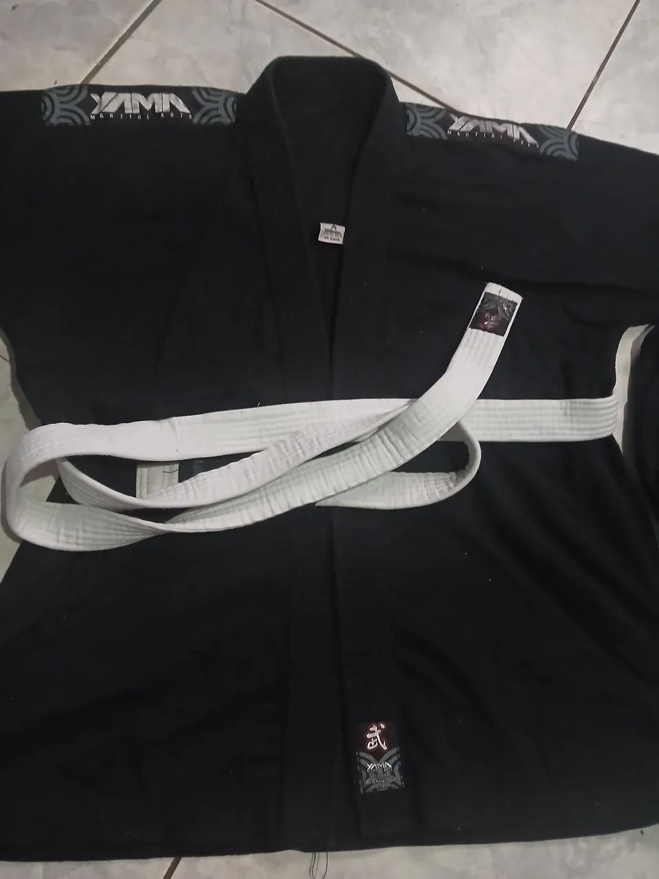  Kimono preto Yama - Foto 2
