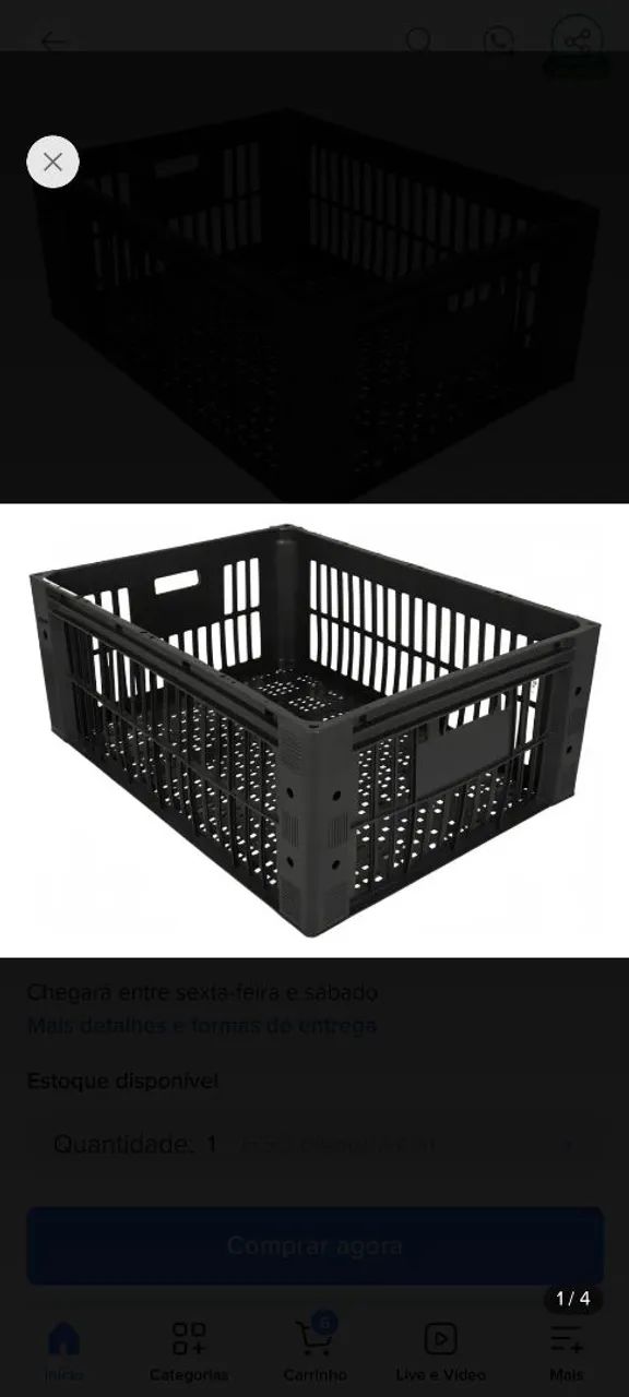 Caixote para entregas