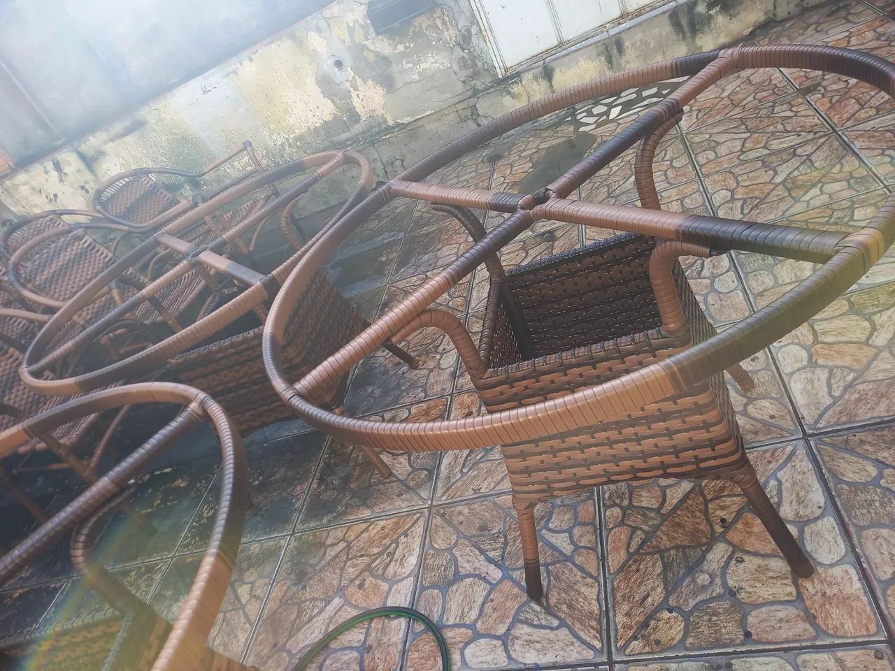 Reforma cadeira de fibra sintetica 