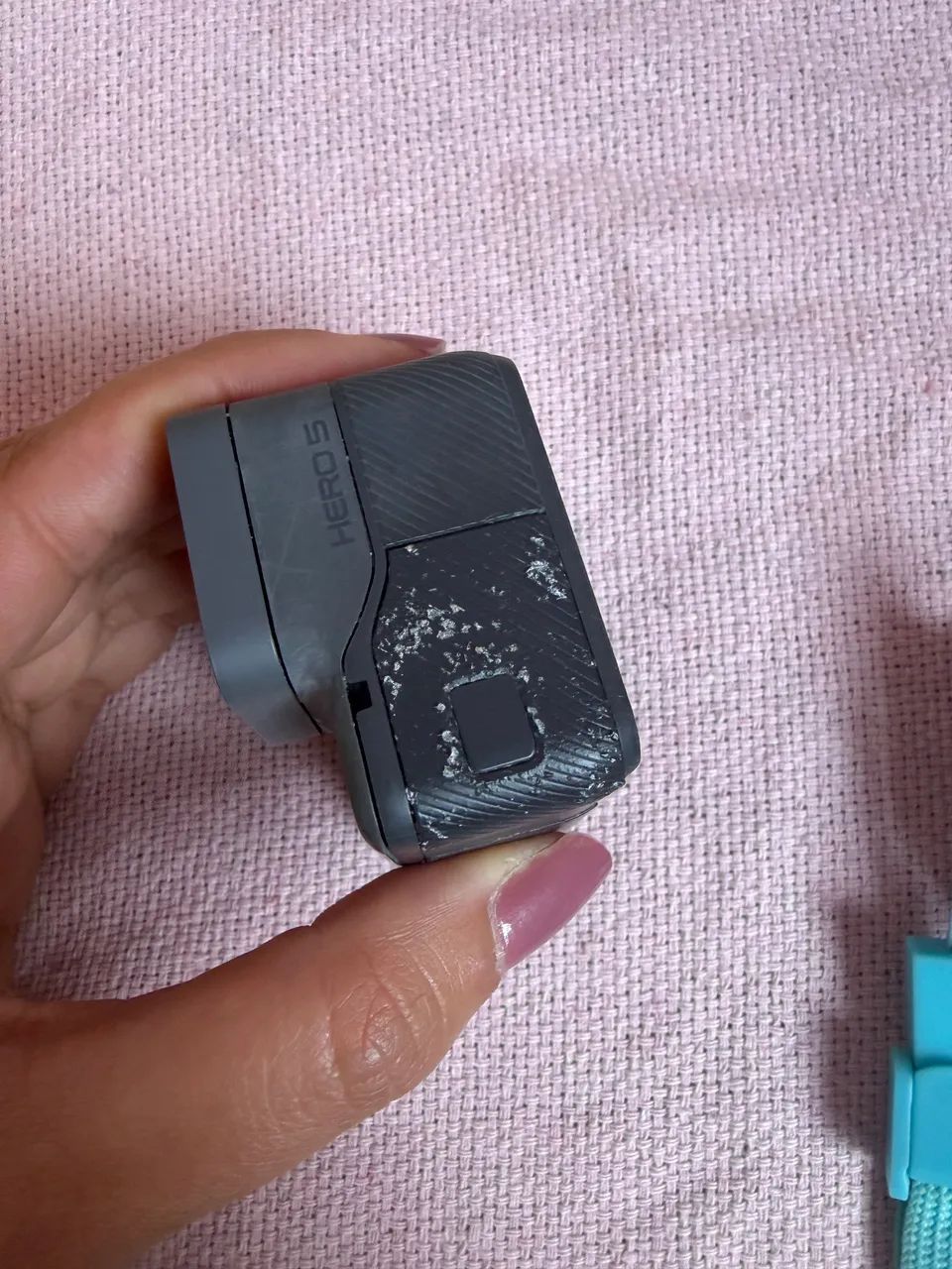 Camera Go pro hero5 black com acessórios e cartão de memória  - Foto 6