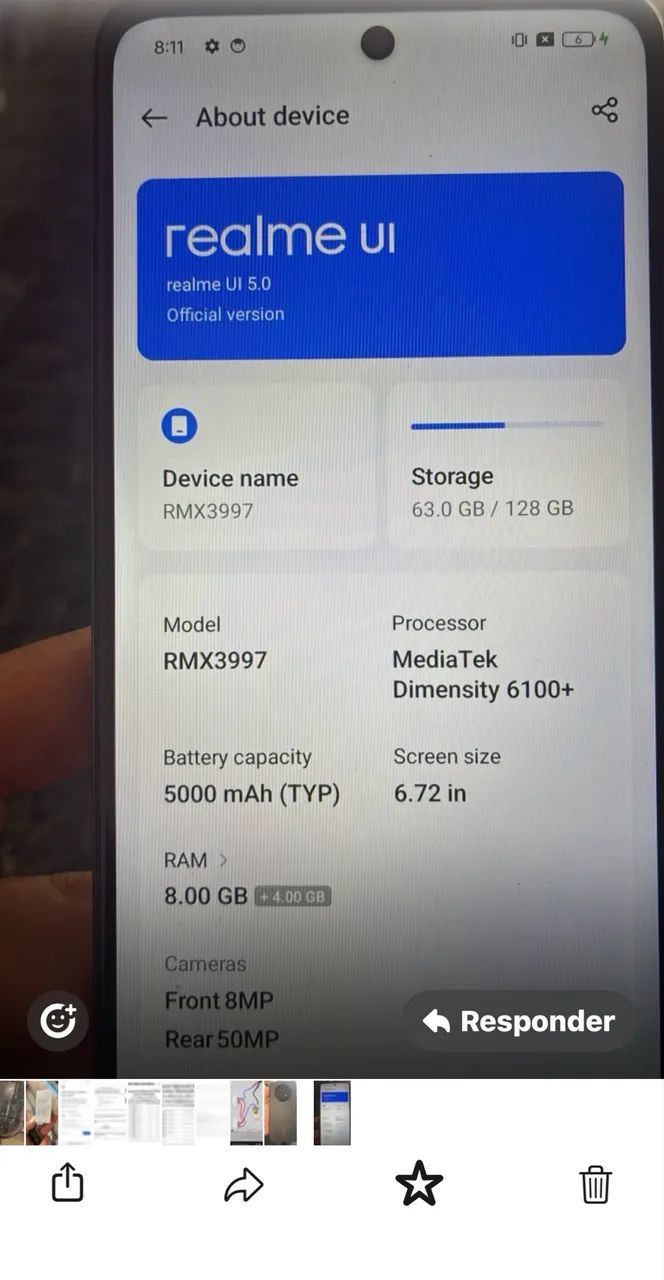 Celular realme custo benefício 