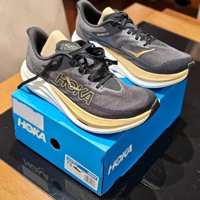 Tênis Hoka Rocket X 3 Placa Carbono 39 Original Novo C/ Nf-e Tênis